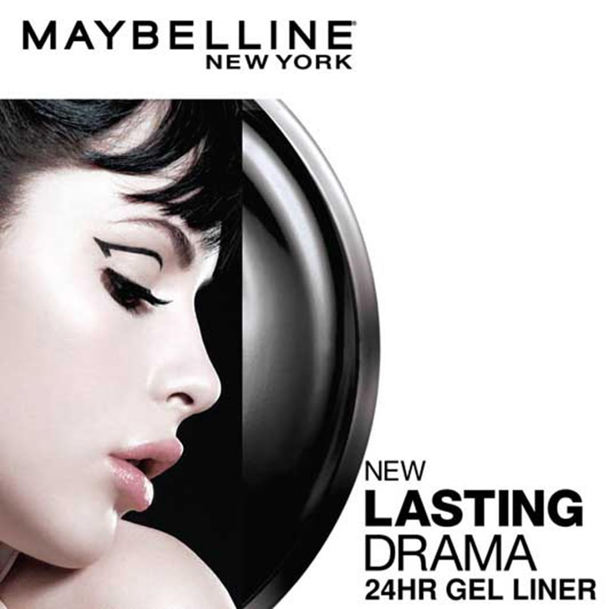 Intense Black Gel Eyeliner - Long Lasting, 36Hr Wear
