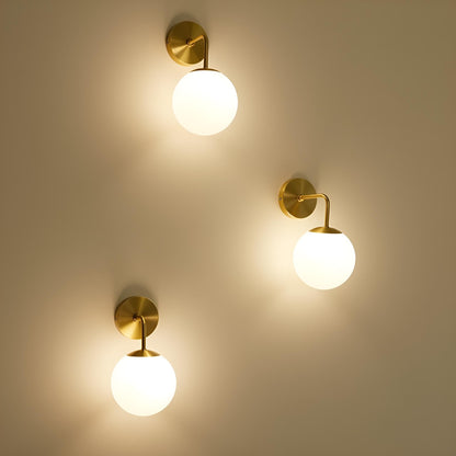 LED Wall Light Up & Down Lighting Modern Design Metal Iron & Frosted Glass Gold Electroplating 30cm