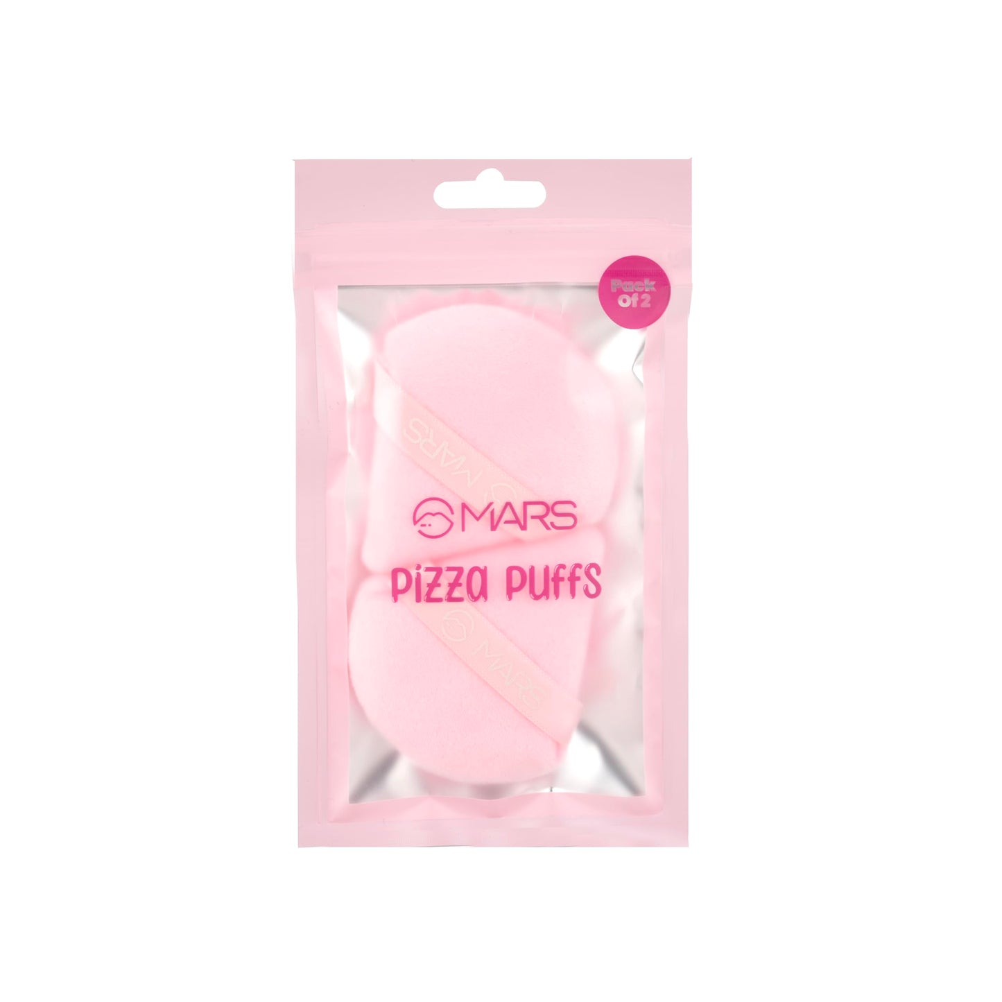 Dual-Sided Triangle Powder Puff for Face Makeup (Pack of 2)