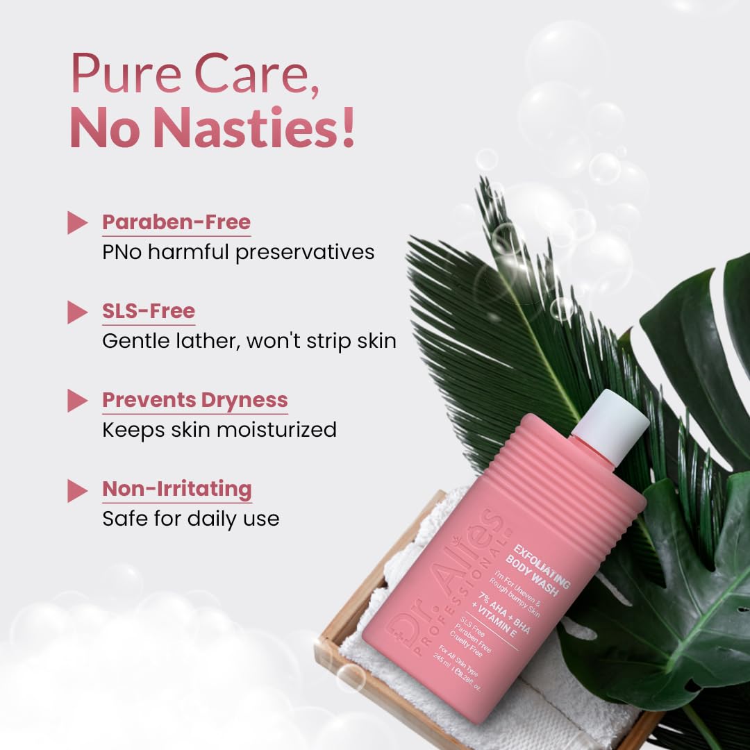 Exfoliating Body Wash 245 ml | 7% AHA + BHA | Smooth Skin