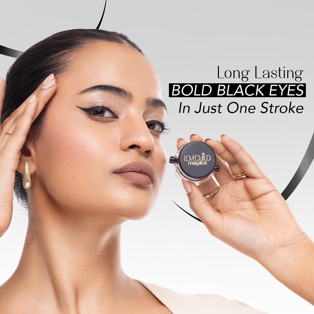 Waterproof Gel Eyeliner Black, Smudge-Proof, Long-Lasting