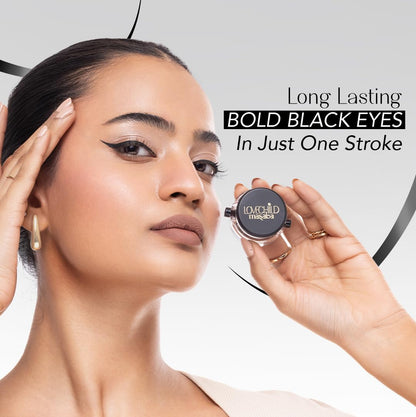 Waterproof Gel Eyeliner Black, Smudge-Proof, Long-Lasting