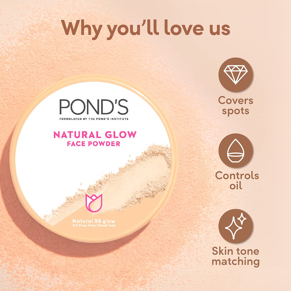 POND's Matte Face Powder for Normal Skin, 30G, Pink