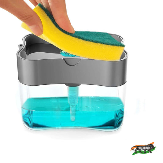 Soap Dispenser - Multi-Color - 400 ML - Pump Design - Includes Sponge - Easy to Clean