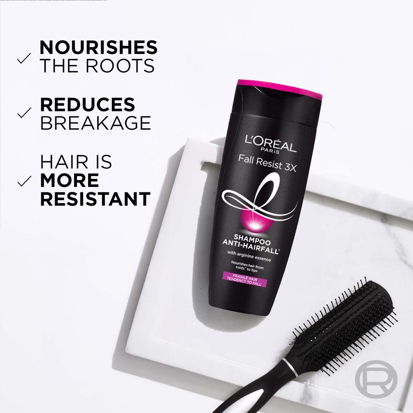 L'Oreal Paris Anti-Hair Fall Shampoo, 180ml, Hair Growth Formula