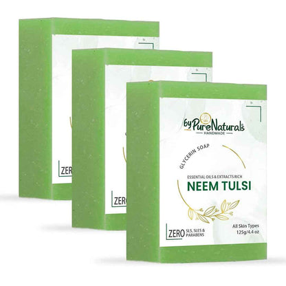 byPureNaturals Neem Tulsi Soap