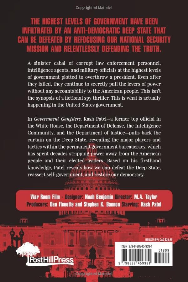 Government Gangsters: The Deep State, the Truth, and the Battle for Our Democracy