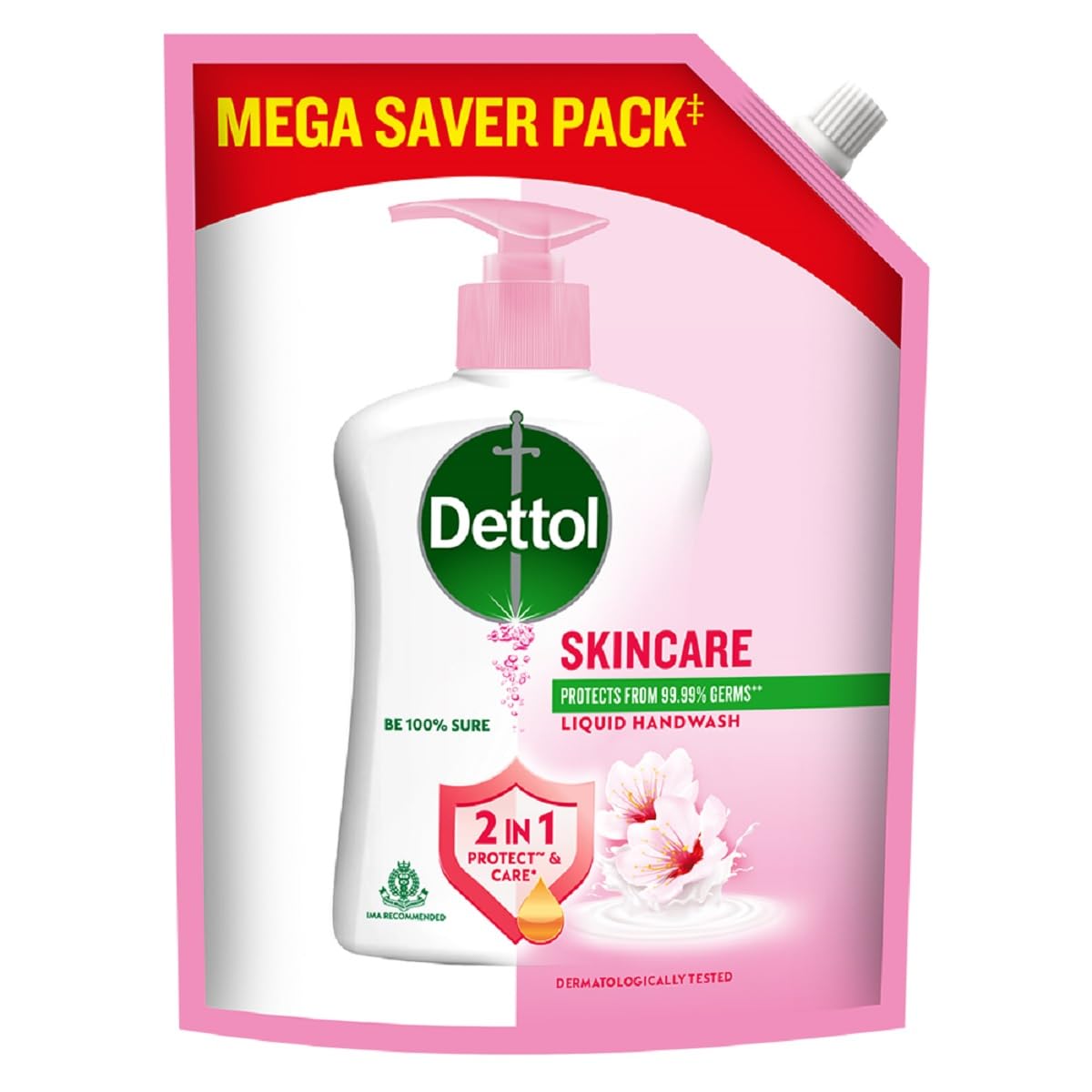 Liquid Handwash Refill Skincare 1350ml | pH Balanced Germ Protection