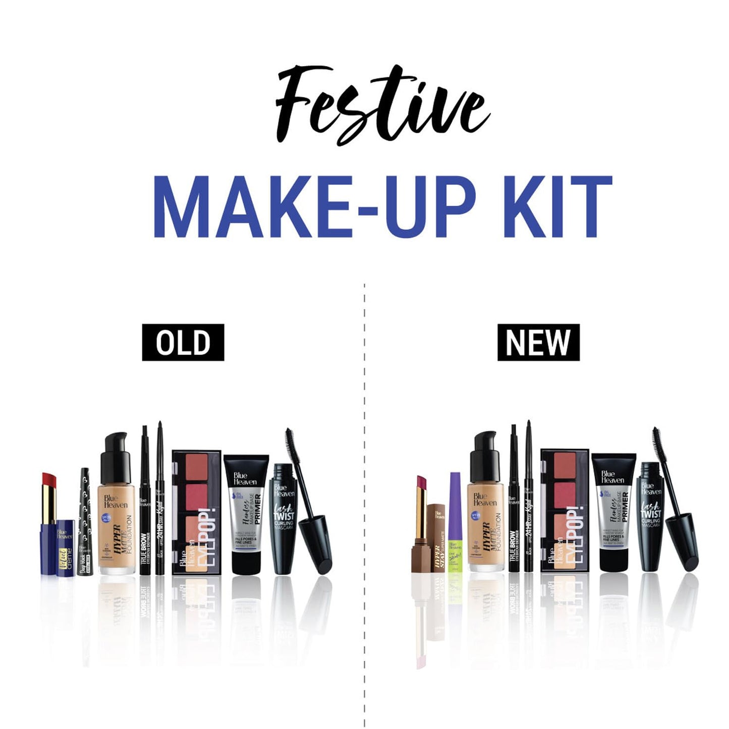 Festive Makeup Kit Set - 8 Essential Products for Women