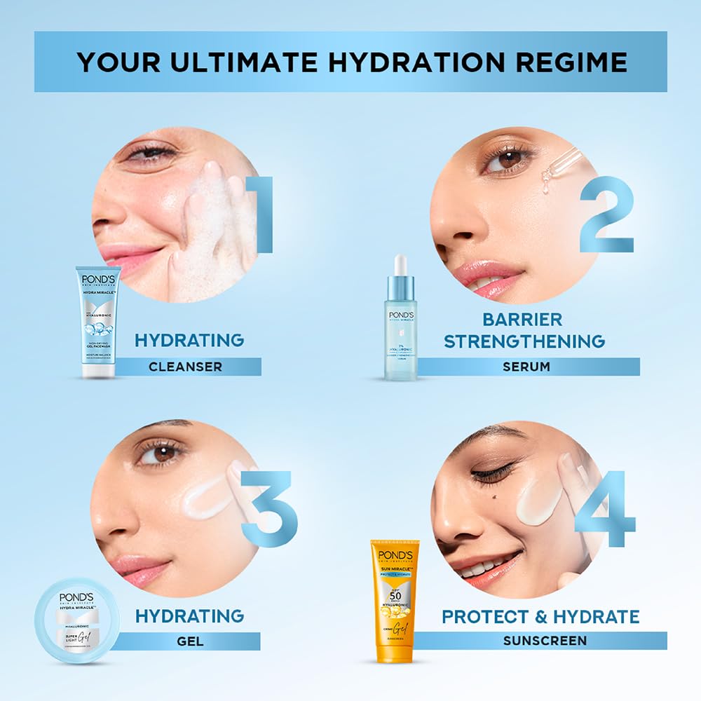 Pond's Oil-Free Moisturizer with Hyaluronic Acid, 200ml