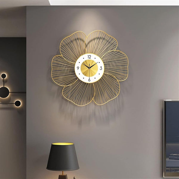 Handmade Multicolor Wall Clock 53x53cm Analog Decorative Design