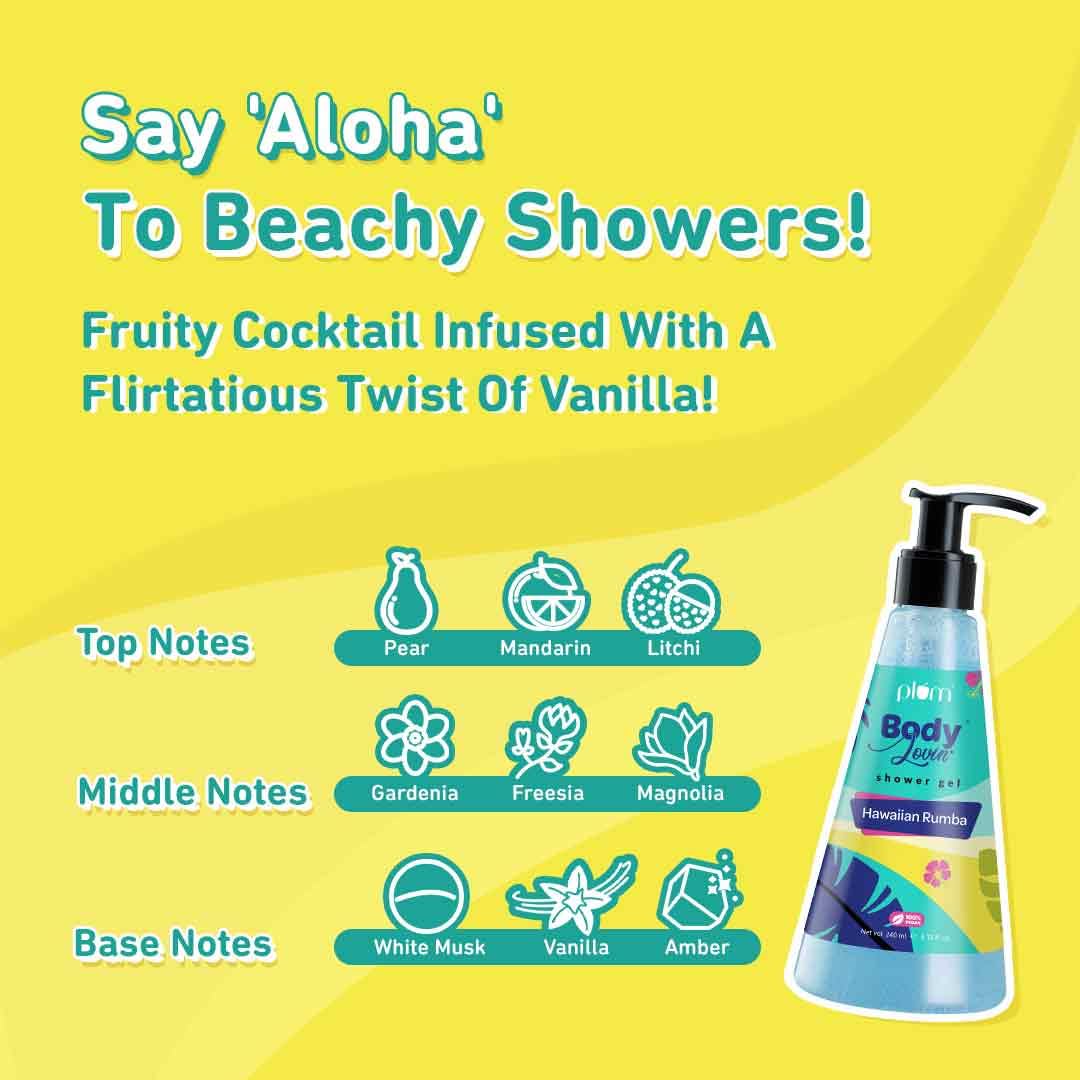 Hawaiian Rumba Shower Gel | SLS-Free Body Wash | 240ml