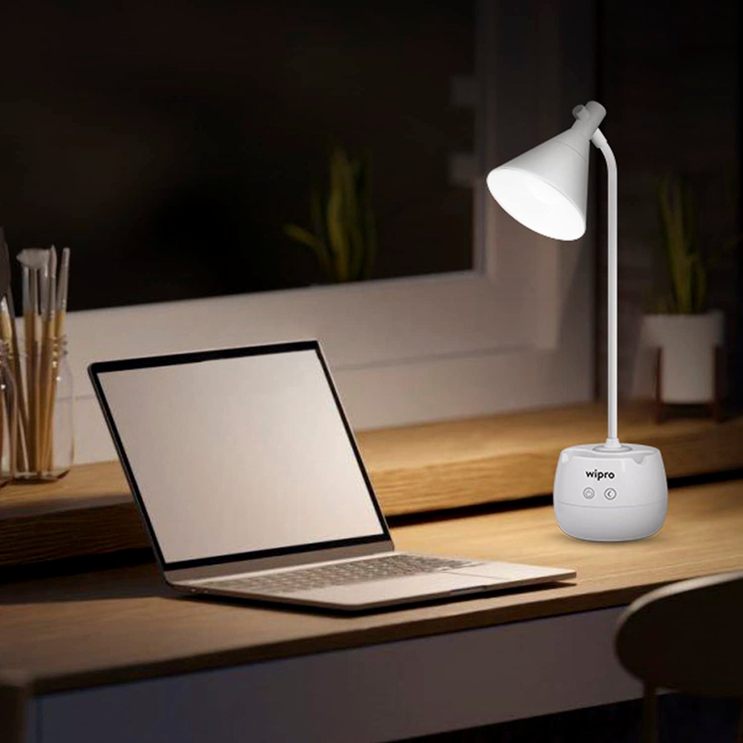 Rechargeable LED Table Lamp with Flexible Design, ABS, White, 6W