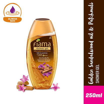 Golden Sandalwood & Patchouli Body Wash, 250ml - Unisex
