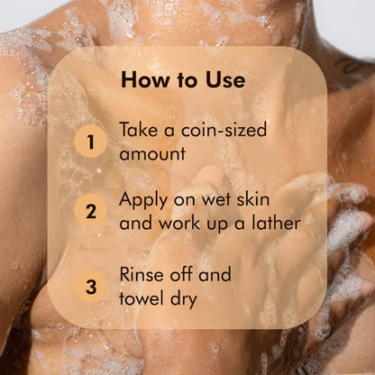 Coffee Body Wash Trio for Deep Cleansing & Tan Removal - 600ml