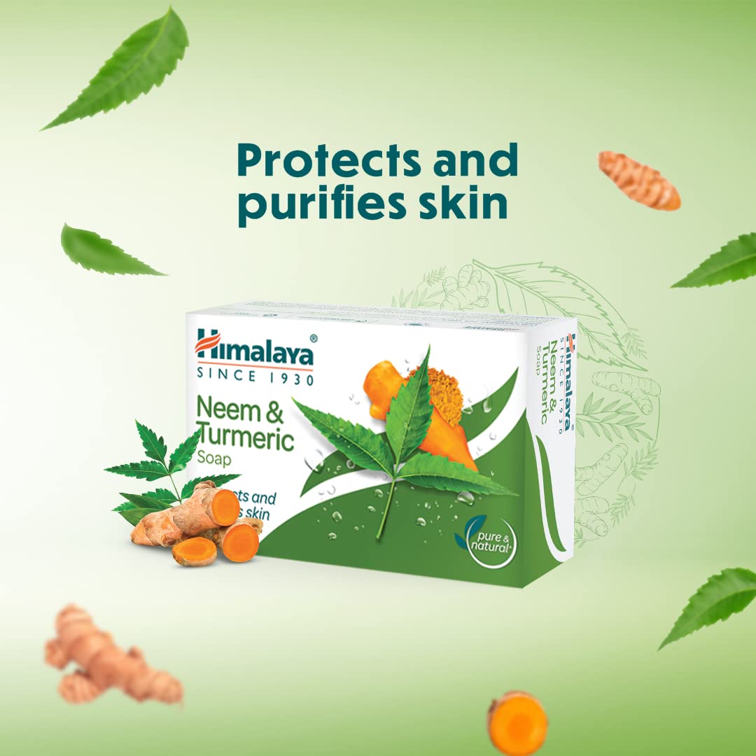 Neem & Turmeric Soap 125g - 4 Pack Value Set