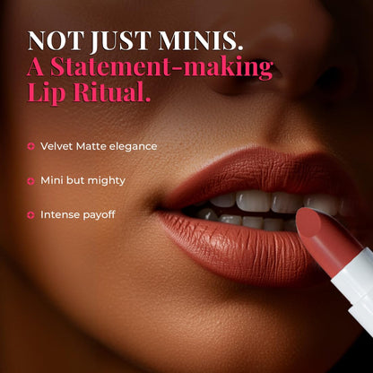 Ayurvedic Lipstick Micro-mini Kit - 16 Matte Shades