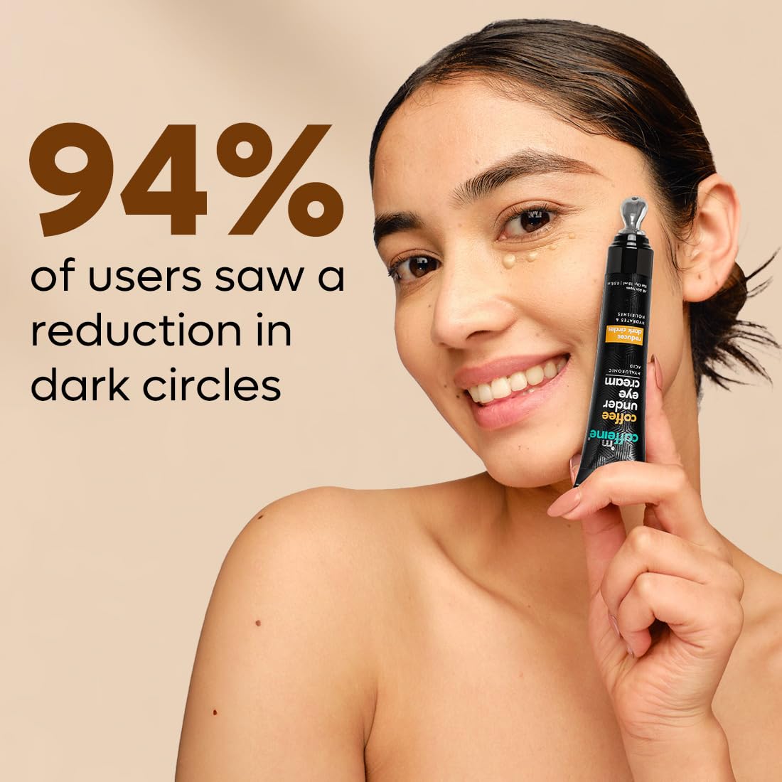 Under Eye Cream Gel for Dark Circles & Puffiness, 15g