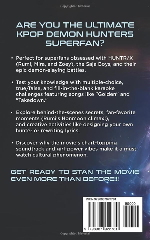 The Unofficial KPop Demon Hunters Guide: Trivia, Facts & Challenges for Fans Who Can’t Get Enough