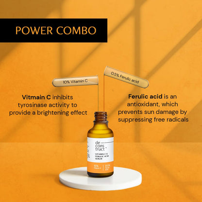 10% Vitamin C Face Serum with Ferulic Acid, 30ml