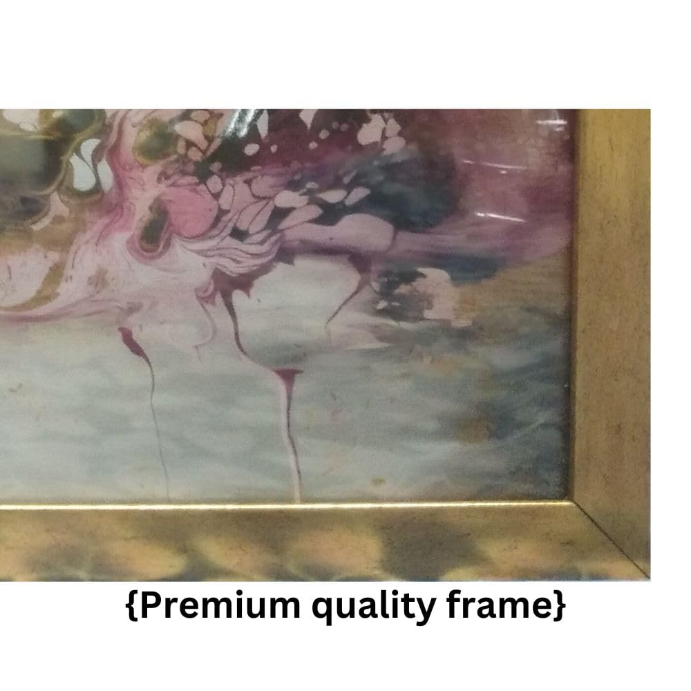Canvas Wall Painting - Textured Digital Print - 18 Inch L x 12 Inch H - MDF Wood Frame
