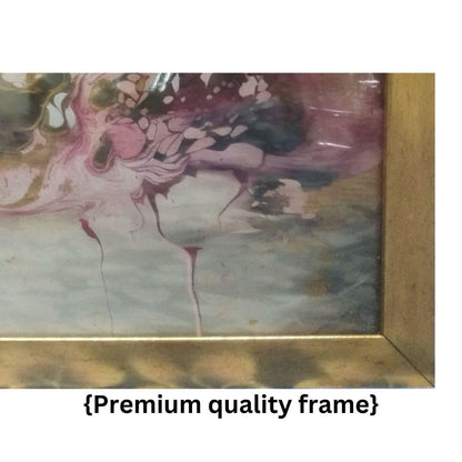 Canvas Wall Painting - Textured Digital Print - 18 Inch L x 12 Inch H - MDF Wood Frame