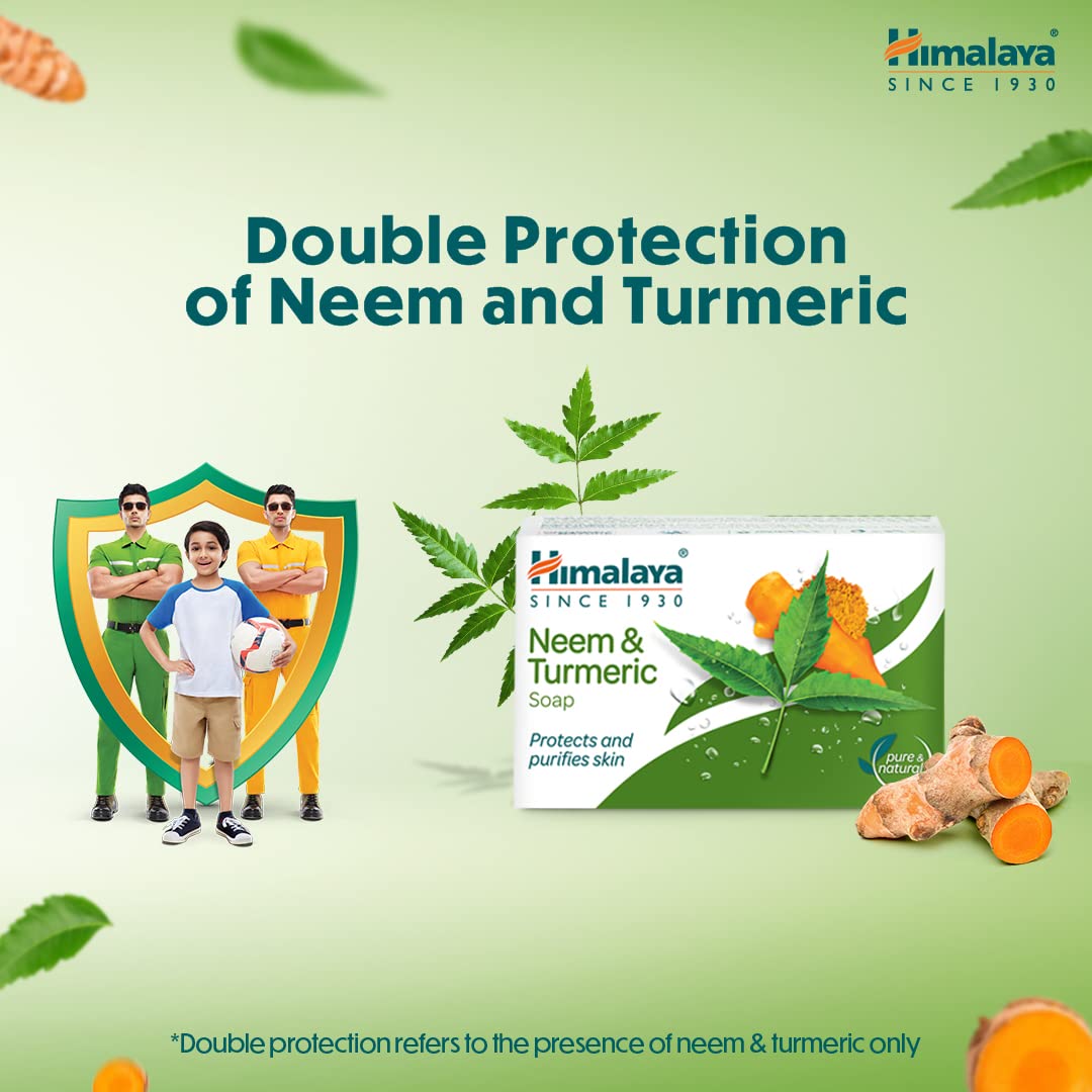 Neem & Turmeric Soap 125g - 4 Pack Value Set