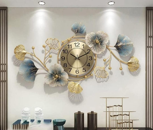 Antique Analog Silent Wall Clock - Large Metal Design for Home Decor