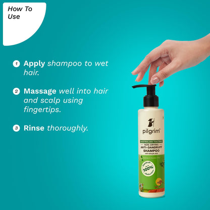 Tea Tree Anti-Dandruff Shampoo 200ml | Non-Drying, Soothing