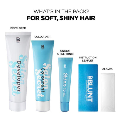 High Shine Cr�me Hair Color, Chocolate Dark Brown, 100g + 8ml
