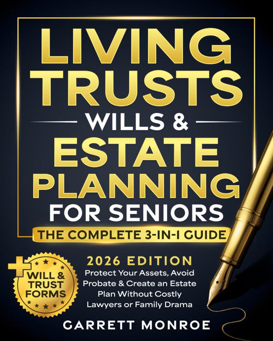 Living Trusts, Wills & Estate Planning for Seniors - The Complete 3-in-1 Guide: Protect Your Assets, Avoid Probate & Create an Estate Plan Without Costly Lawyers or Family Drama (+Will & Trust Forms) 
