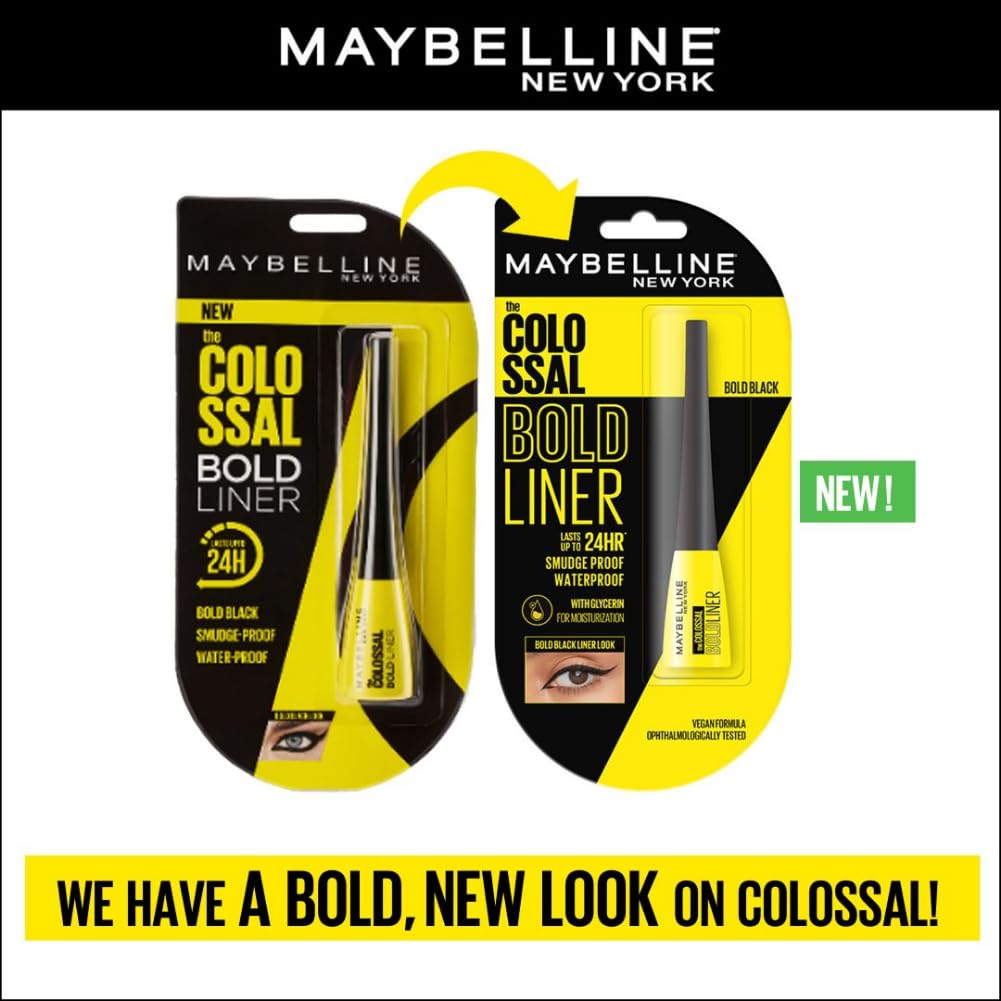Maybelline Colossal Bold Pencil Eyeliner Black 3Ml Matte