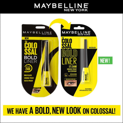 Colossal Bold Pencil Eyeliner - Black, 3Ml, Matte Finish