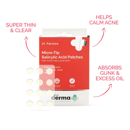 Micro-Tip Salicylic Acid Acne Pimple Patches - 24 Pack