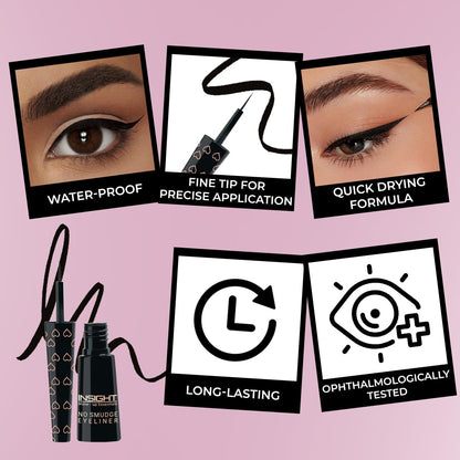 No Smudge Eyeliner - Intense Matte Black | Waterproof 4ml