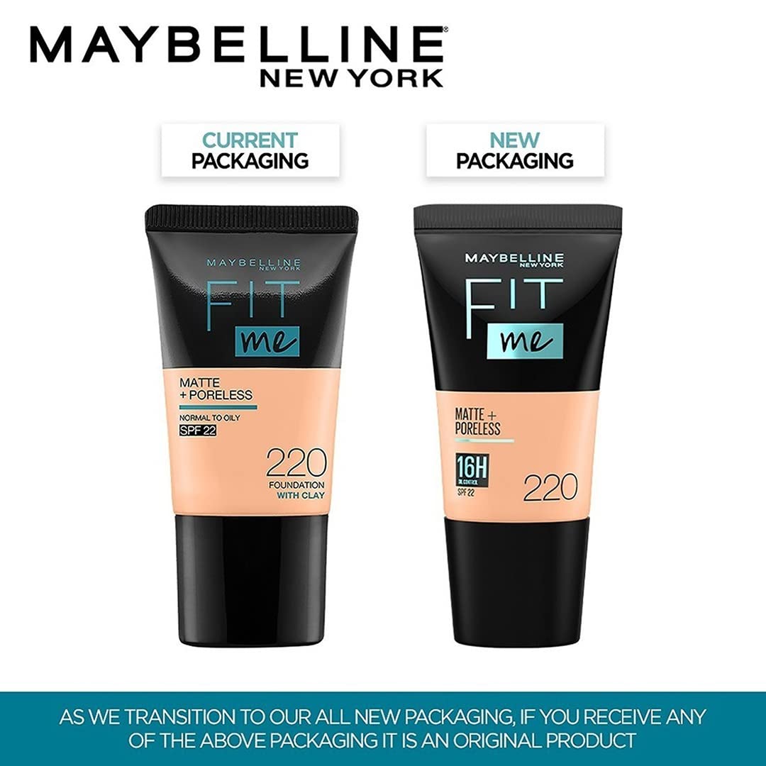Maybelline Fit Me Matte Liquid Foundation 220 Beige 18ml