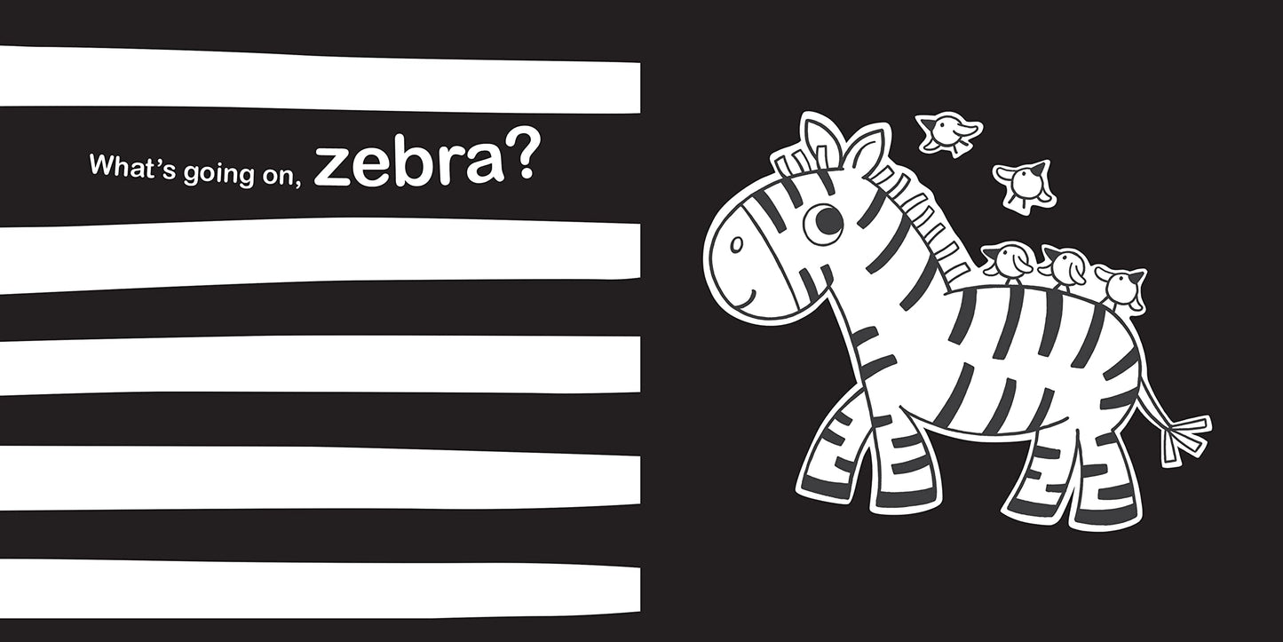 Hello, Baby Animals: A Black-and-White Board Book for Babies That Helps Visual Development (High-Contrast Books) 
