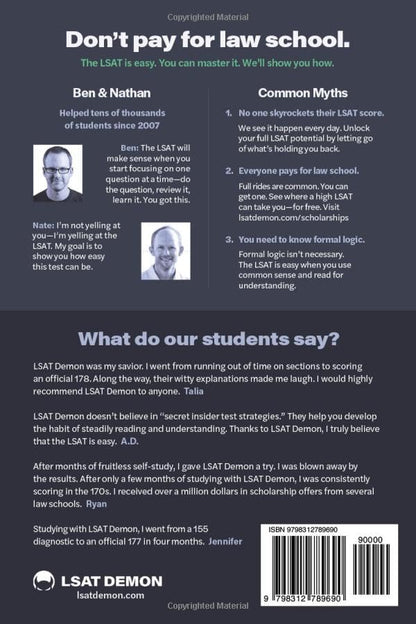The LSAT Is Easy: Crush the LSAT with common sense. 