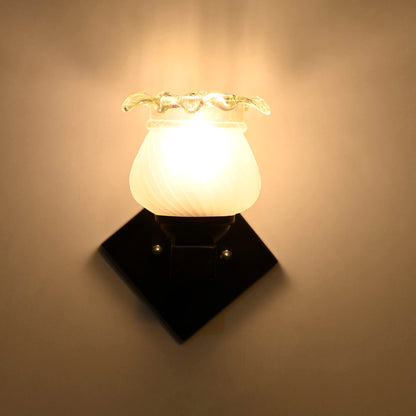 Wall Light Uplighter Modern Design Black Metal 40cm