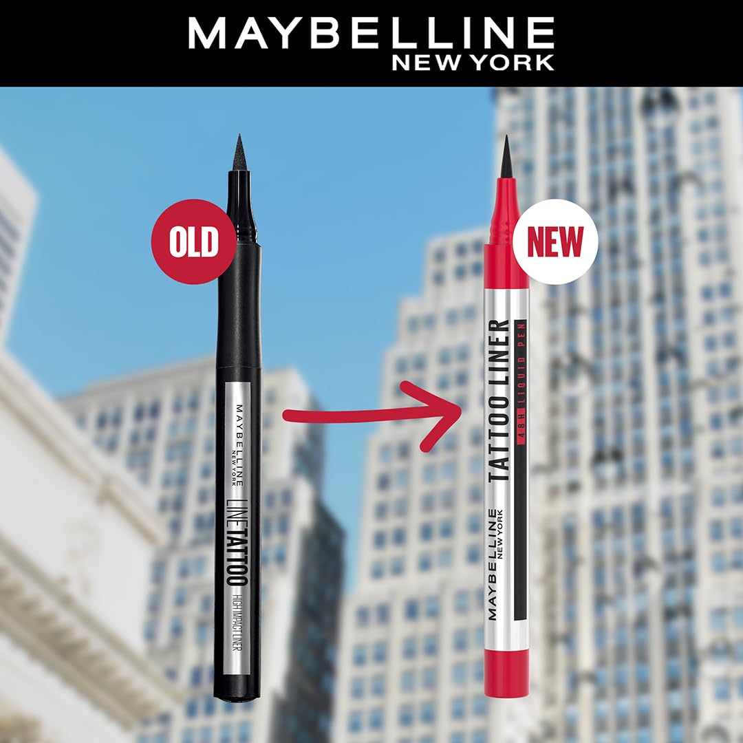 Intense Long-Lasting Black Eyeliner with Precision Felt-tip