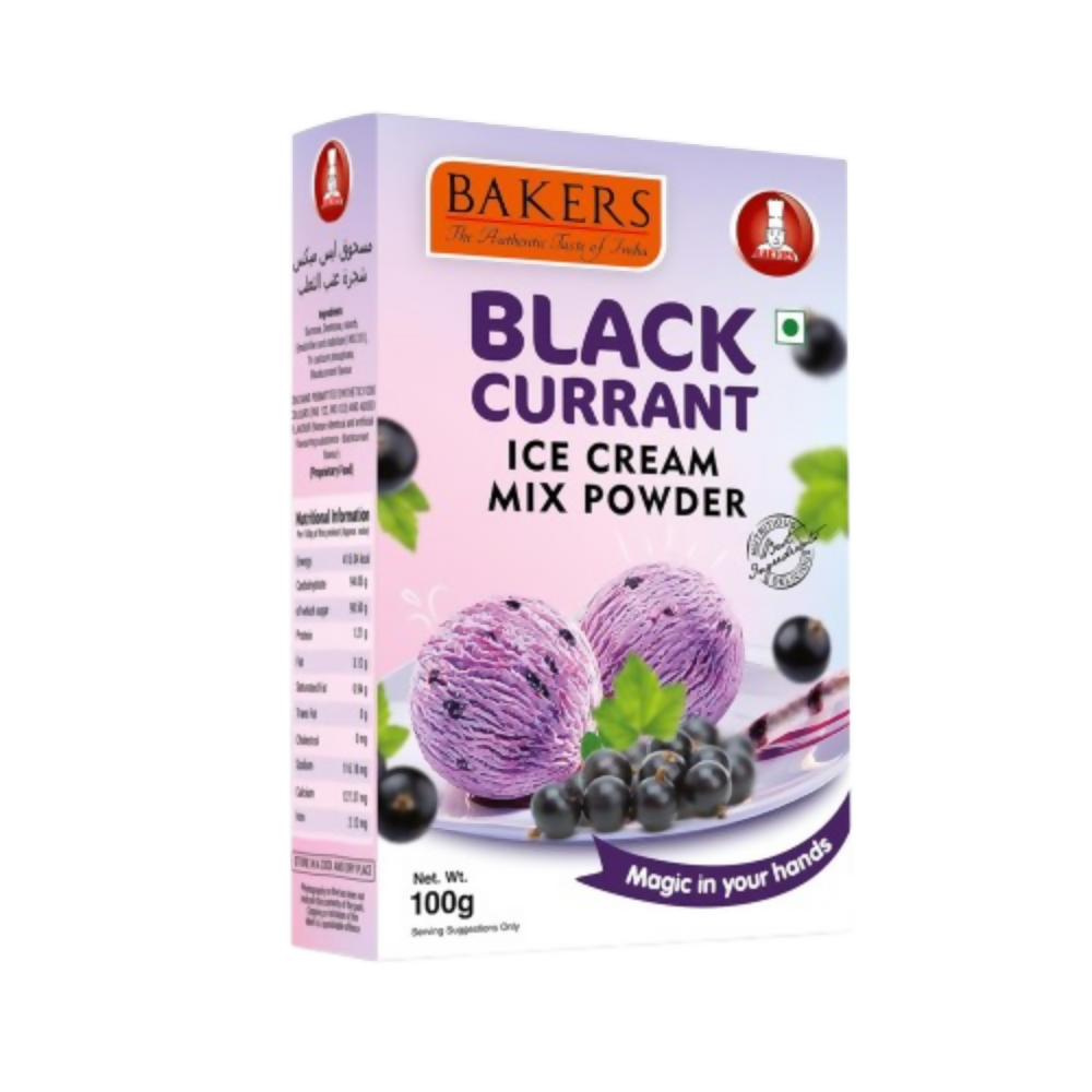 BAKERS Black Currant Ice Cream Powder