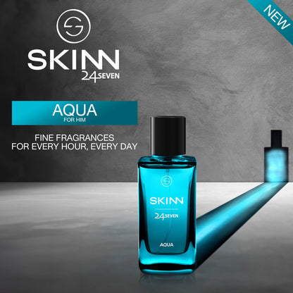 Skinn By Titan 24Seven Perfume for Men - Aqua Eau De Parfum