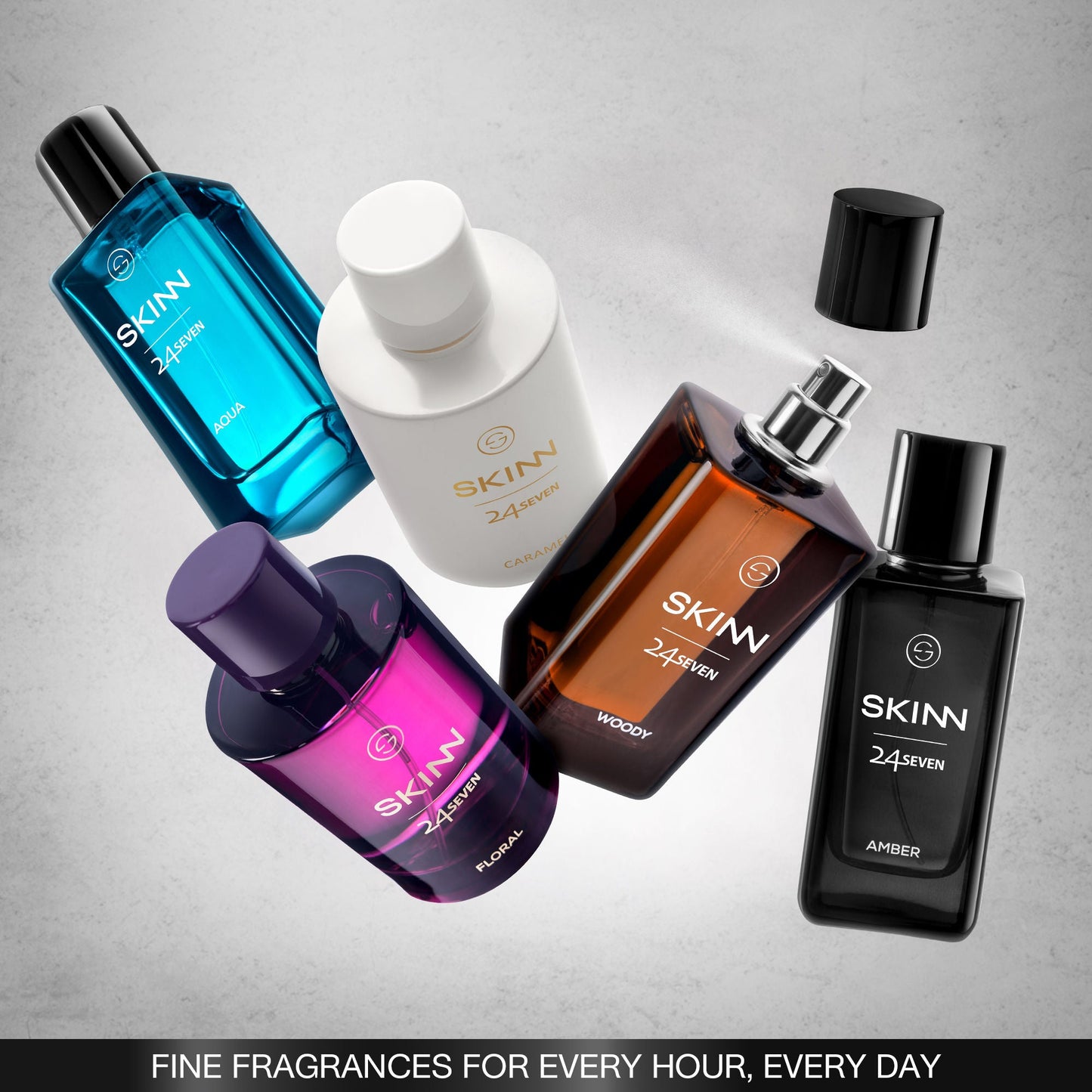 Skinn By Titan 24Seven Perfume for Men - Amber Eau De Parfum