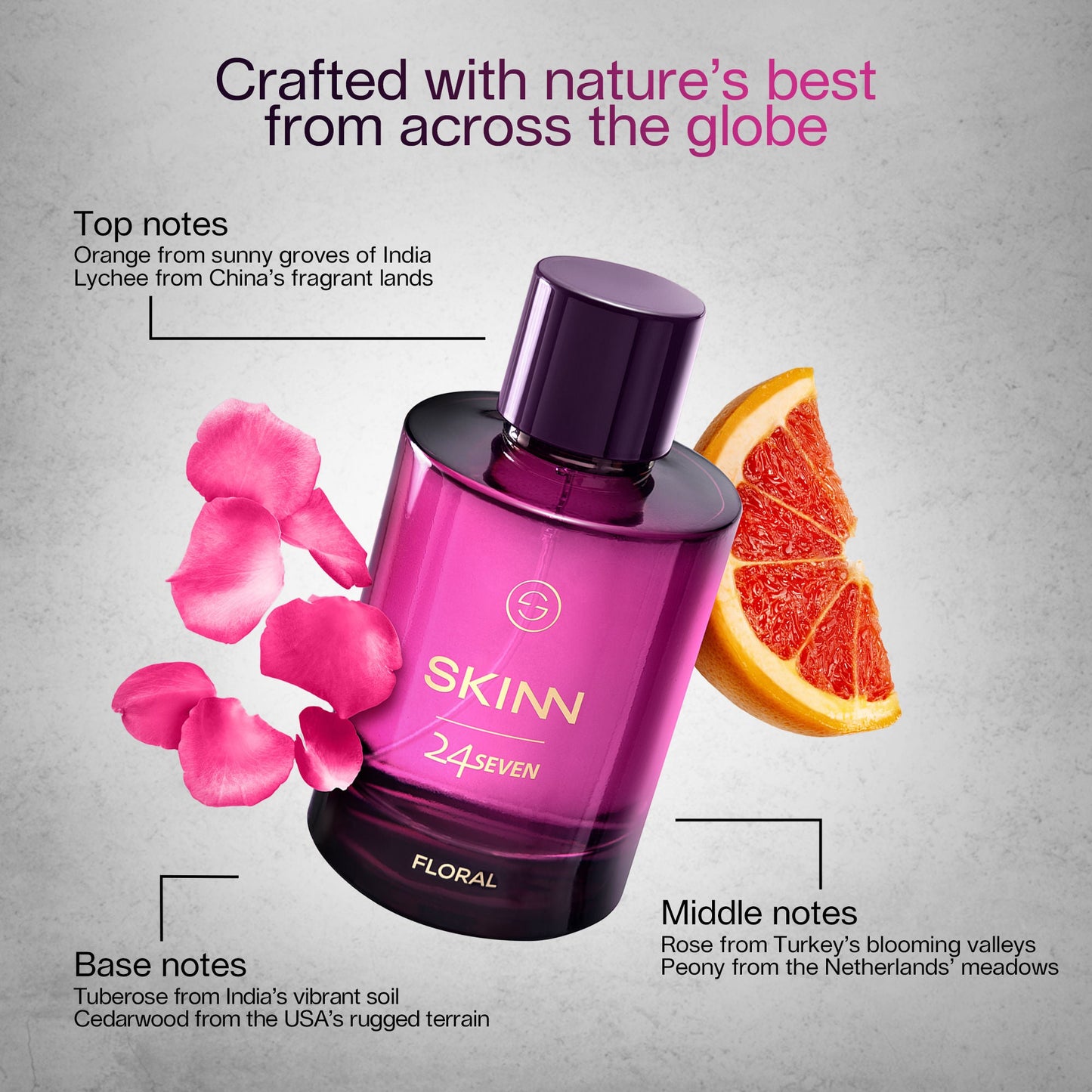 Skinn By Titan 24Seven Perfume for Women - Floral Eau De Parfum