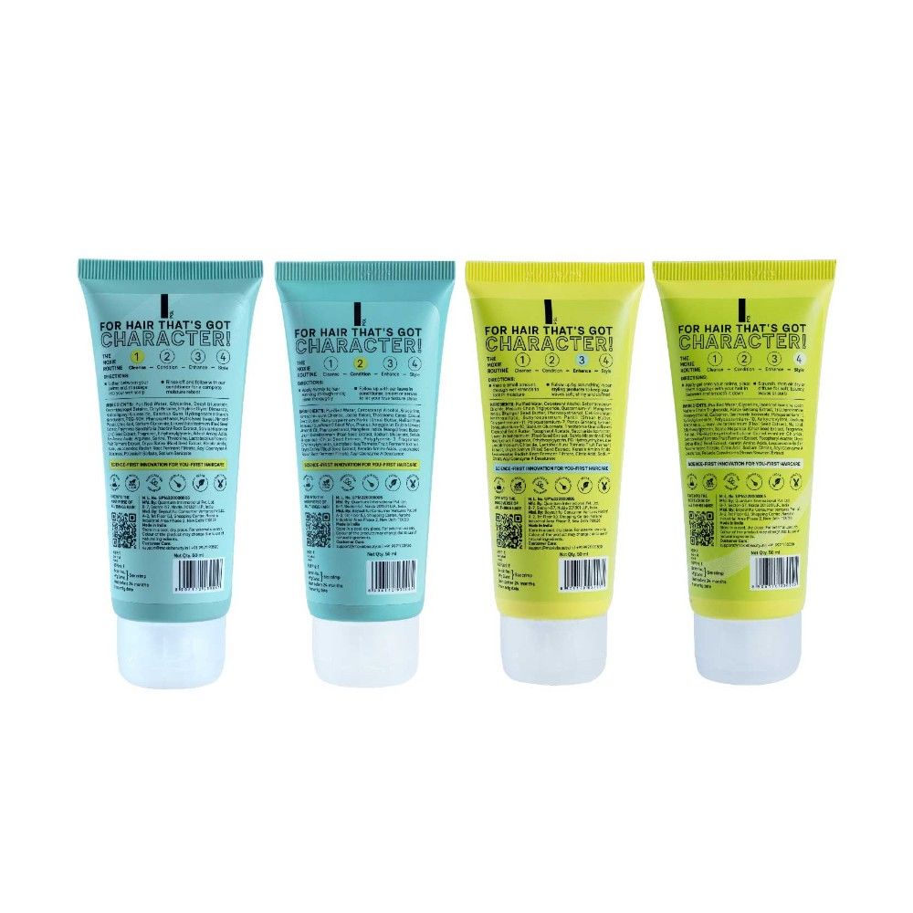 Moxie Beauty Wavy Travel Routine - Shampoo, Conditioner, Leave-In Conditioner & Styling Serum Gel