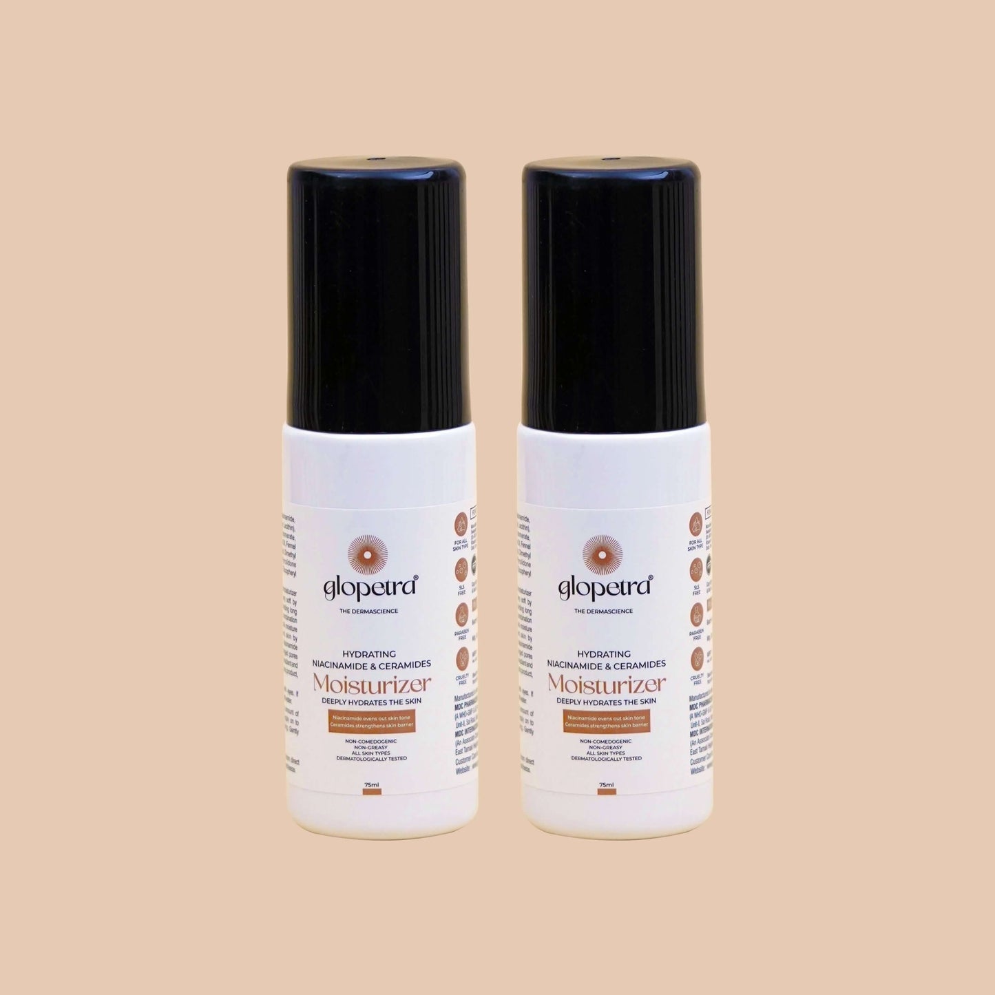 Glopetra Hydrating Niacinamide & Ceramides Moisturizer Deeply Hydrates The Skin
