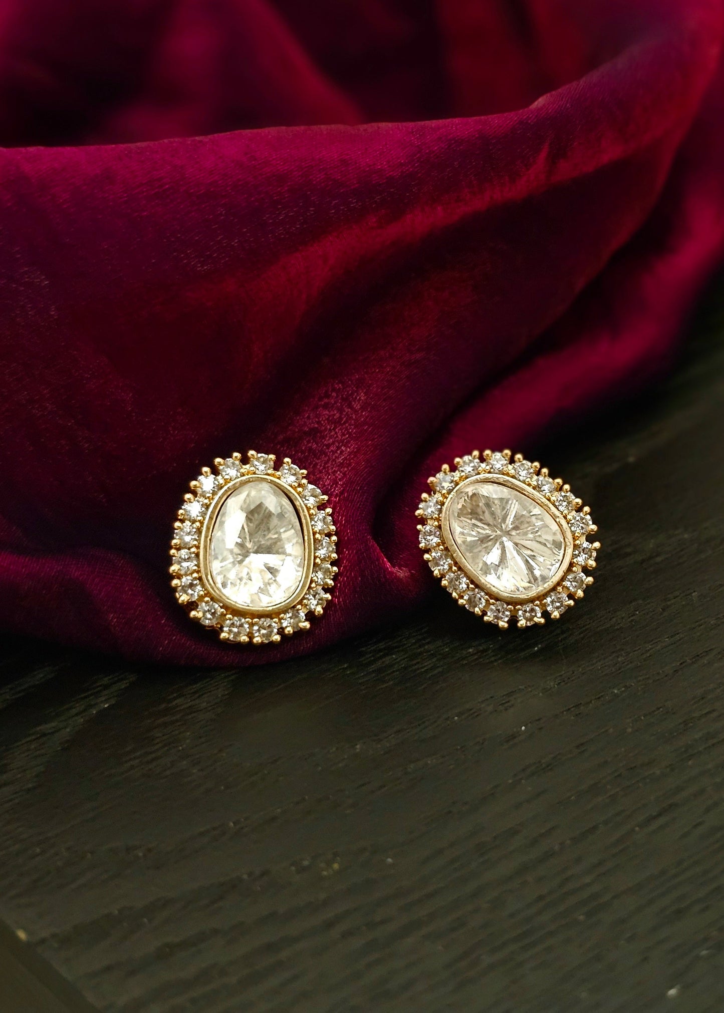 Mira Timeless Radiant Bloom Floral Elegance Stud Earrings