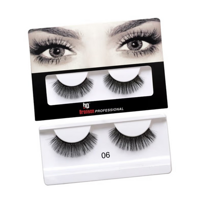 Bronson Professional 3D Effect Long and Natural Look False Eyelashes - 06