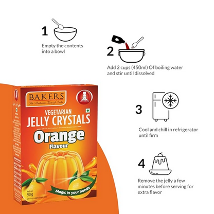 BAKERS Jelly Crystals - Orange