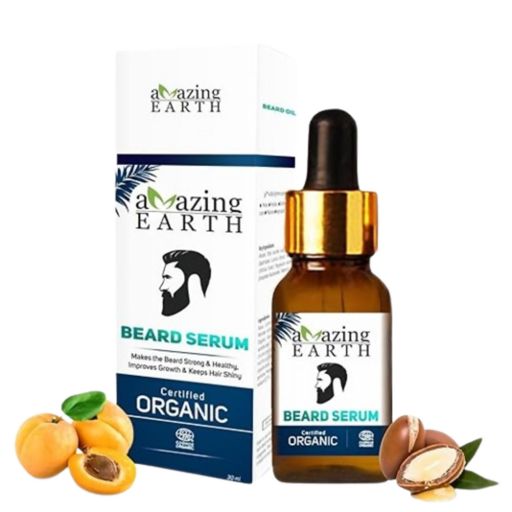 Amazing Earth Certified Organic Beard Serum